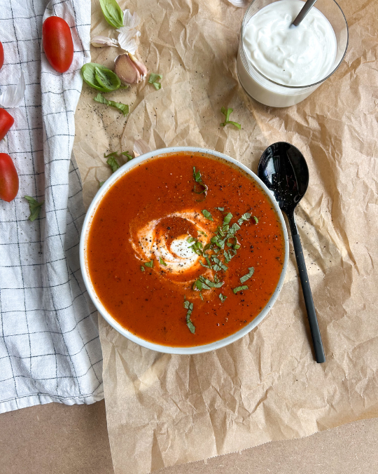 Hjemmelavet tomatsuppe