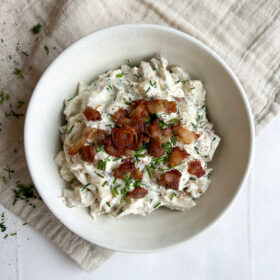 Fedtfattig hønsesalat