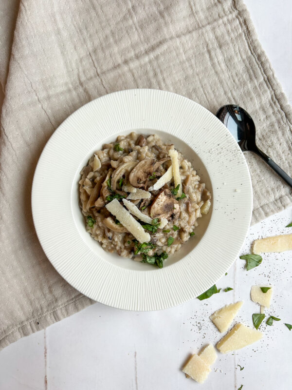 Svamperisotto med parmesan