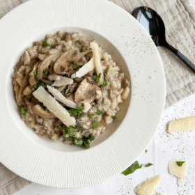 Svamperisotto med parmesan