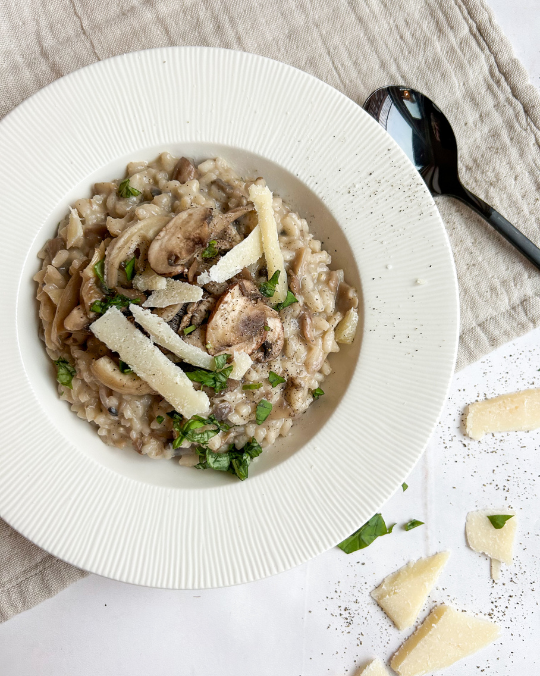 Svamperisotto med parmesan