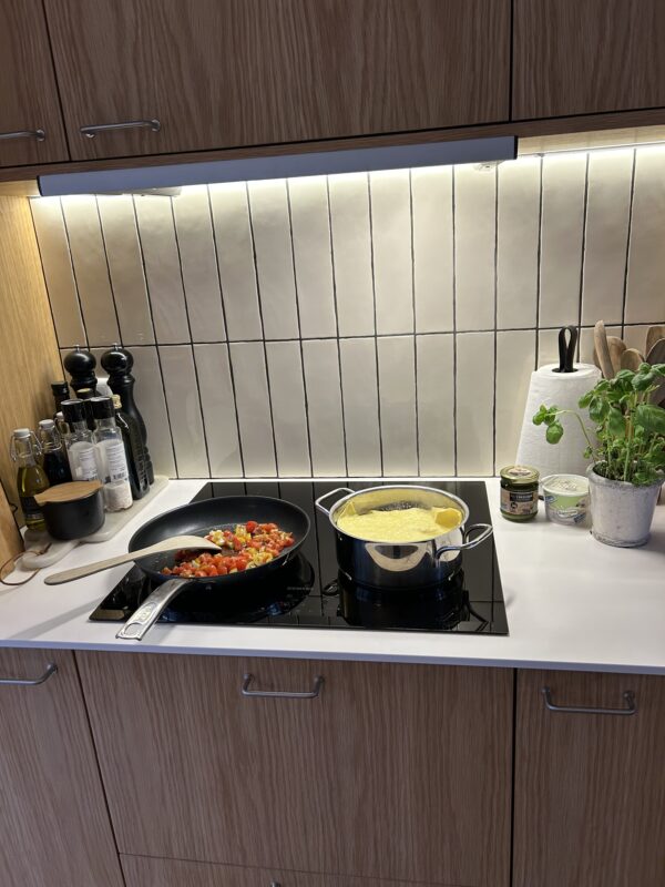 Åben lasagne med burrata