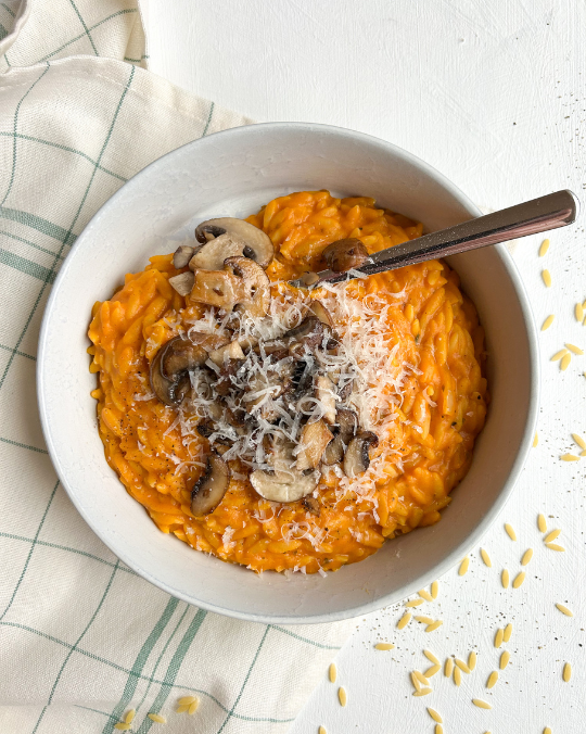 Orzotto med hokkaido