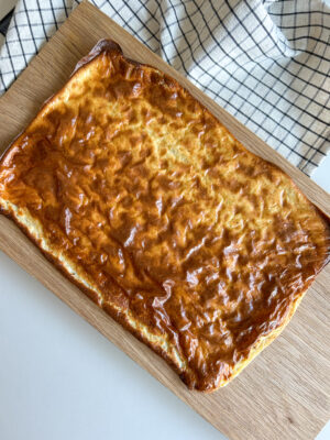 Fladbrød med hytteost