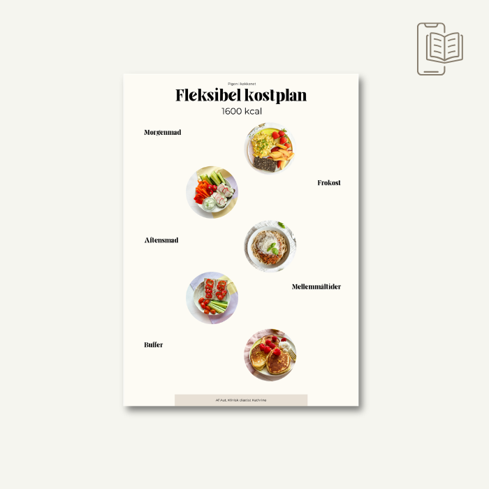 Byg selv kostplan 1600 kcal