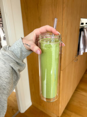 Grøn smoothie med spinat