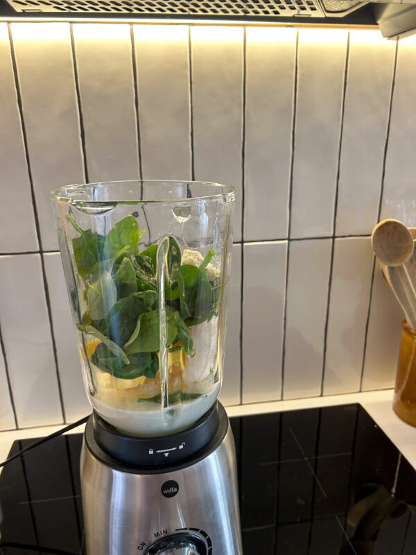 Grøn smoothie med spinat