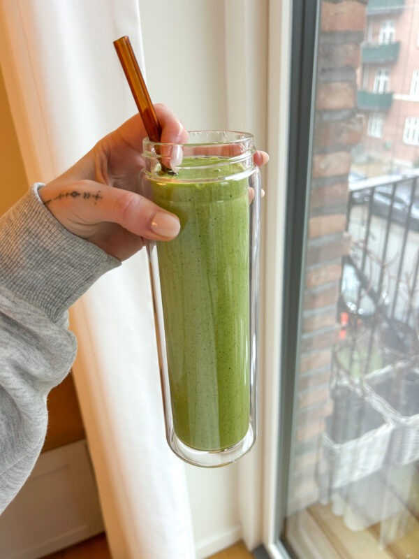 Grøn smoothie med spinat