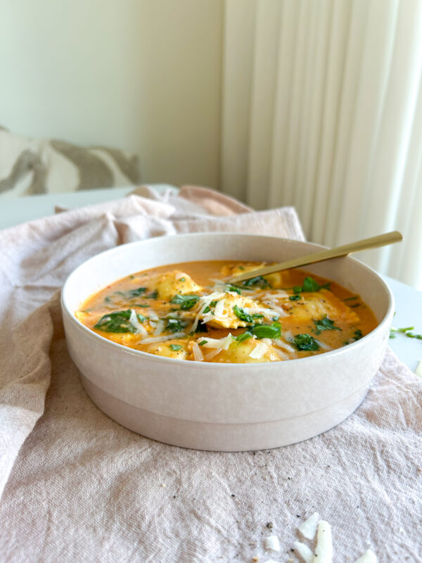 Ravioli soup