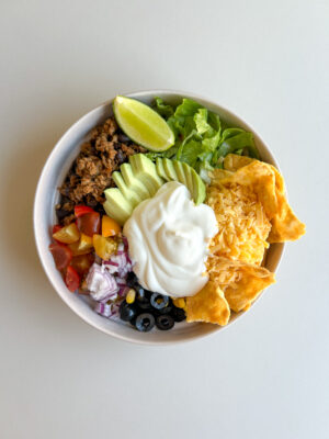 Vegetarisk mexibowl