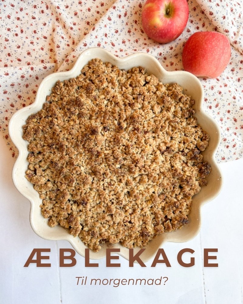 Æblekage til morgenmad – opslag fra @pigenikoekkenet