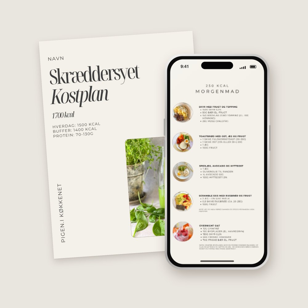 Skræddersyet kostplan