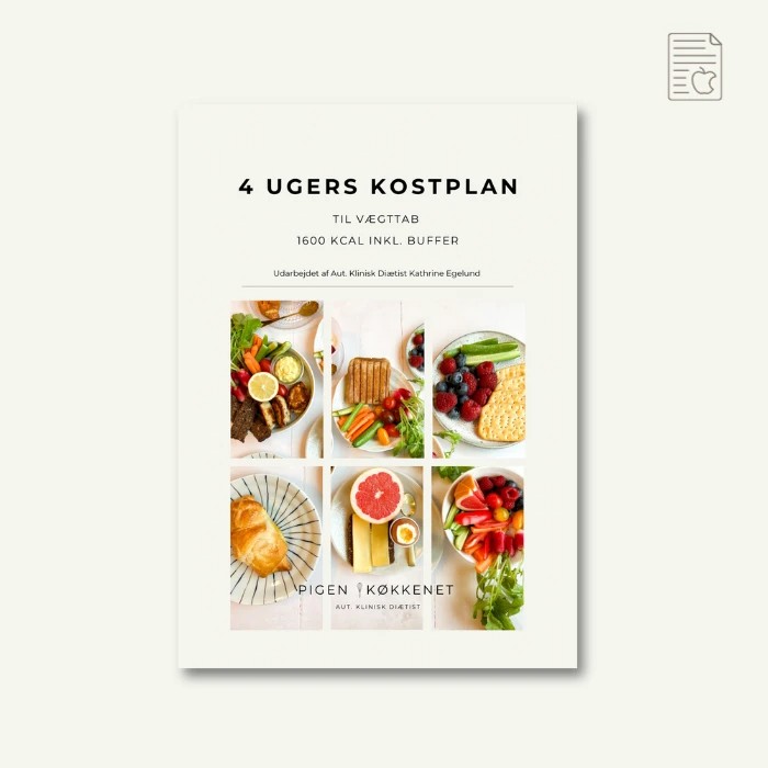 4 ugers kostplan