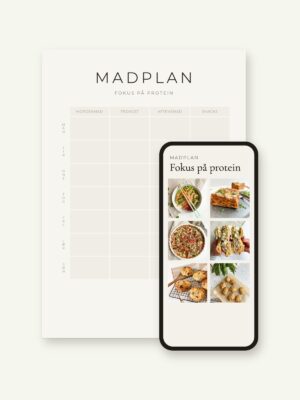 Madplan: Fokus på protein
