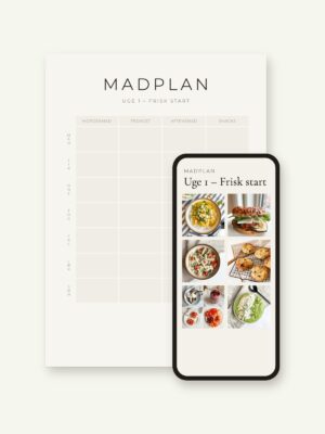 Madplan: Uge 1 – Frisk start